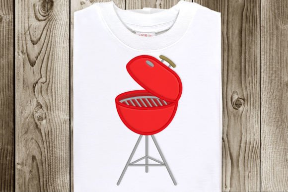 BBQ Charcoal Grill Applique: A Designer's Review
