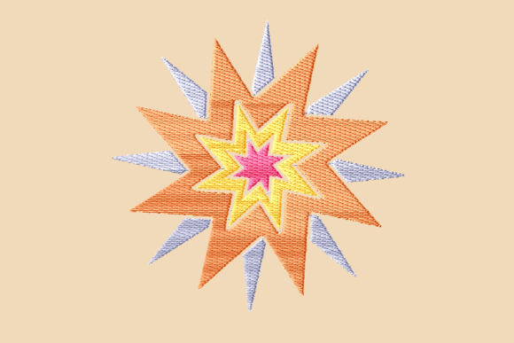 Multi Layer Star Embroidery Design Review
