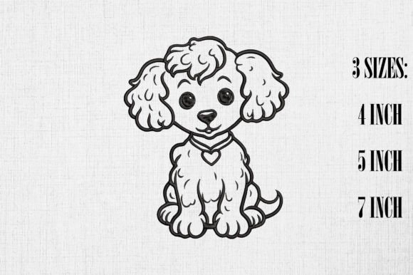 Valentine Cute Poodle Dog Heart Review